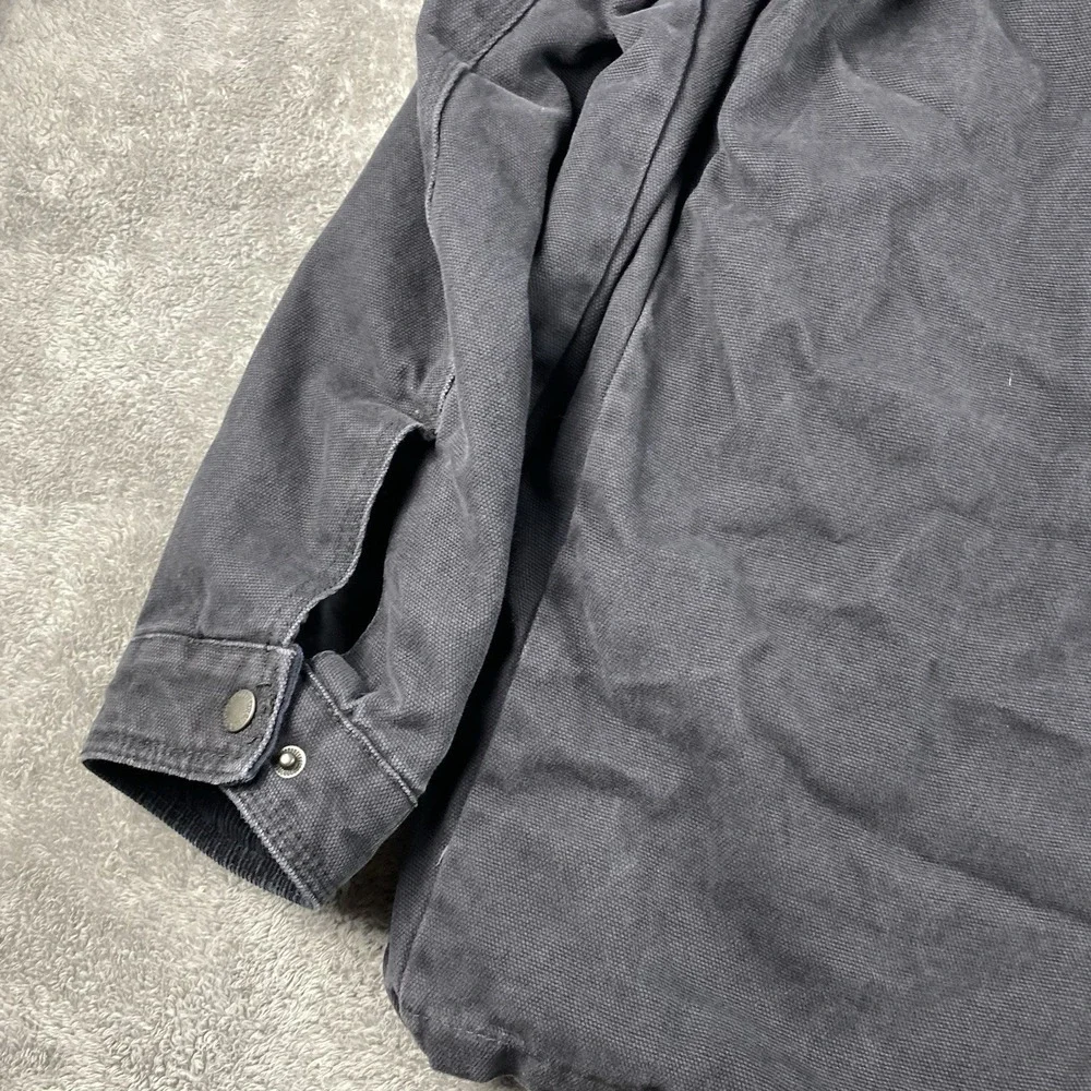 Levis Thick Coat‎ Full Zip Mens Large Black Long Sleeve